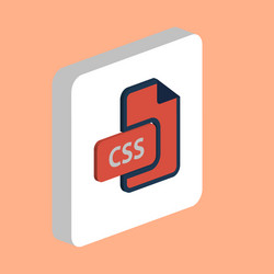 css computer symbol vector image