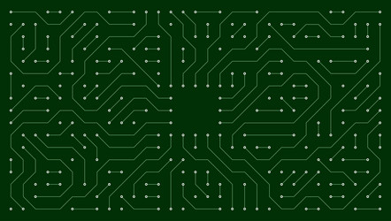 intricate and complex circuit board pattern vector image