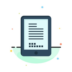 mobile coding hardware cell abstract flat color vector image