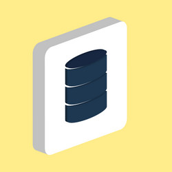 database computer symbol vector image