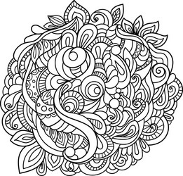 Floral Ornament Pattern Vector Image