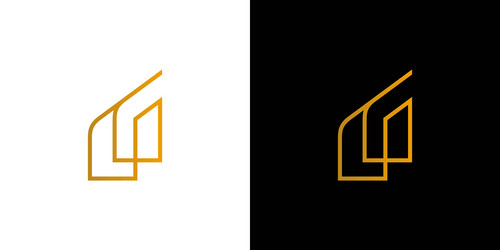 Modern And Unique Letter G Initials Logo Design Vector Image