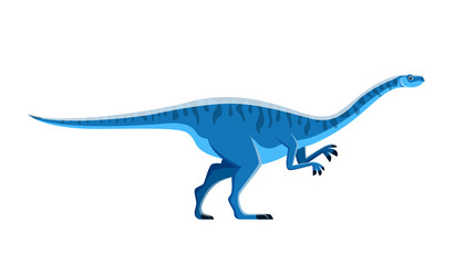 cartoon dinosaur lufengosaurus jurassic dino vector