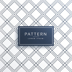 minimal diamond shape line pattern background vector image