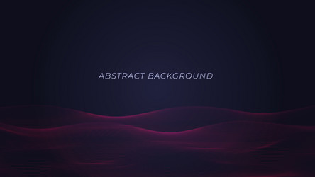 wavy abstract background with thin gradient lines vector image