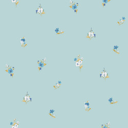 seamless spring pattern with floral motif vector