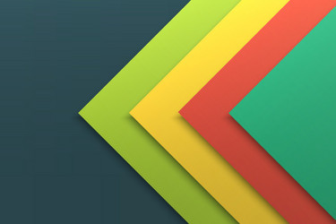 modern abstract design with color layers vector image