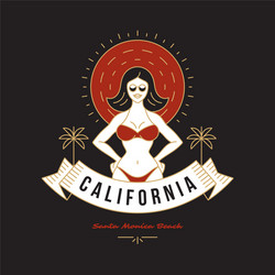 positive modern line art style girl or woman Vector Image