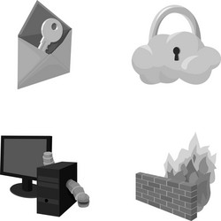 system internet connection code hackers vector image