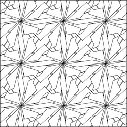 geometric pattern with triangular elements vector image