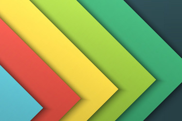 modern abstract design with color layers vector image