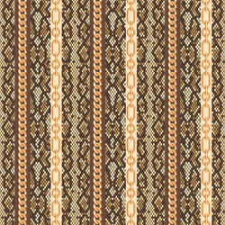 Seamless damask pattern gold on black and animal Vector Image