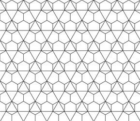 seamless geometric pattern with editable vector image