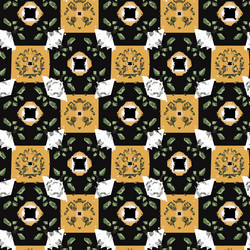 seamless retro pattern made vector