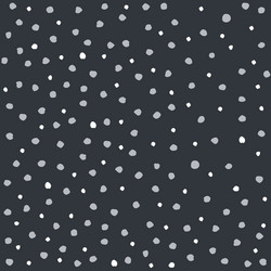 hand drawn winter seamless patterns with snowflake vector image