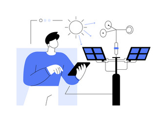 Light sensor abstract concept vector