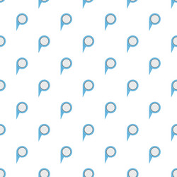 navigation pin pattern seamless vector image