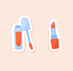 Diary sticker concept vector