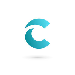 Letter c mosaic logo icon design template elements