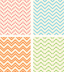 Retro Zigzag Pattern Backgrounds vector image