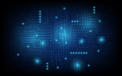 Abstract Technology Circuit Background vector image