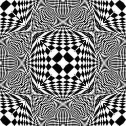 Design seamless monochrome checked pattern vector