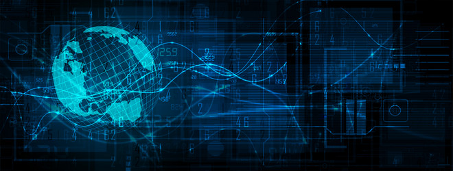 conceptual technology of artificial intelligence vector image