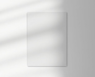 drop shadow overlay effect on blank sheets vector image
