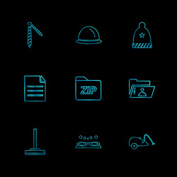 files file type windows os documents vector image