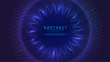 Dynamic Liquid Particle Background vector image