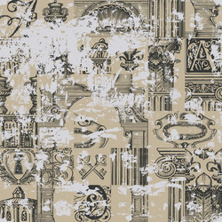 seamless pattern on the theme of old architecture vector image