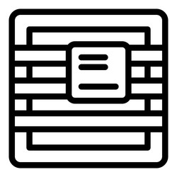 data center server room icon showing network vector image