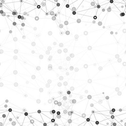 molecule structure background seamless pattern vector image