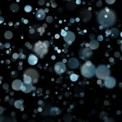 abstract blue circular bokeh eps 10 vector image