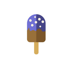 ice cream flat icon color simple element from vector image