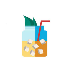 lemonade flat icon color simple element from vector image