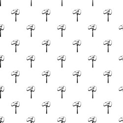 steak on fork pattern simple style vector image