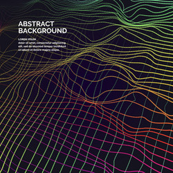 abstract background with a colored dynamic vector image