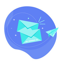 Icon for news marketing newsletters the concept vector