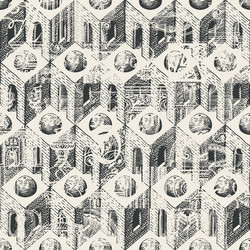 seamless pattern on the theme of old architecture vector