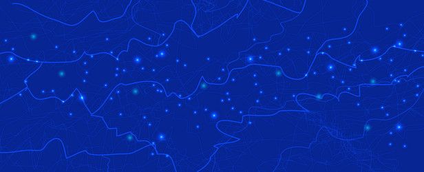 abstract artificial intelligence cloud computing vector image