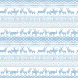 Seamless pattern with deers vector