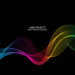 Dynamic Spectral Wave Background vector image