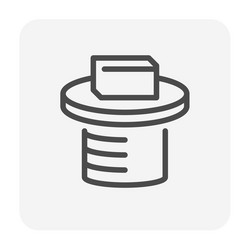 pipe fitting part vector image