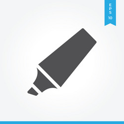 marker icon simple sign for web site and mobile vector image
