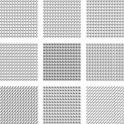 seamlessly repeatable shapes pattern background vector image