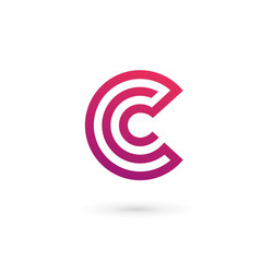 Letter c logo icon design template elements Vector Image