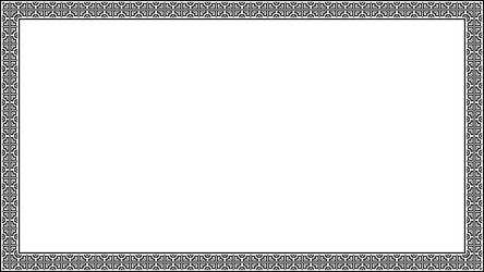 decorative border geometric pattern frame isolated vector image