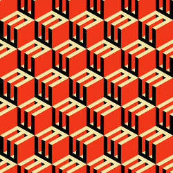 3d blocks structure background seamless geometric vector image
