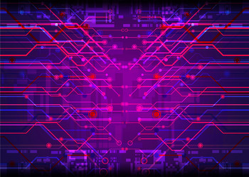 Tech Digital Abstract Background vector image